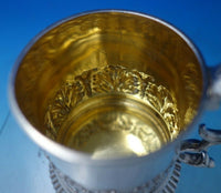 JA English Sterling Silver Child's Cup Gold Washed Interior 3.5 ozt. (#6259)