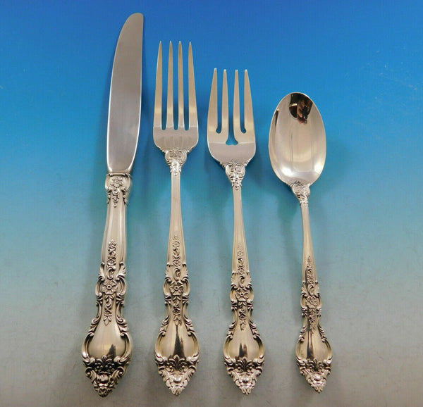 Belvedere by Lunt Sterling Silver Regular Size Place Setting(s) 4pc