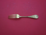 Japanese by Tiffany and Co Sterling Silver Dinner Fork vermeil 8 1/8"