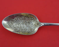 Robert Peppin English Georgian Sterling Silver Serving Spoon 9" Chased c. 1817