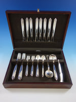 Tropic AKA #37 by Evald Nielsen Sterling Silver Flatware Set Service 48 pcs