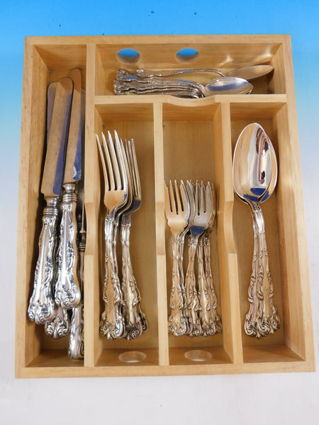 Victoria by Dominick and Haff Sterling Silver Flatware Set Service 26 pc Dinner