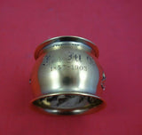 Les Cinq Fleurs by Reed and Barton Sterling Silver Napkin Ring Vermeil Dated