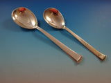 Kongo #32 by Evald Nielsen Danish 830 Silver Flatware Set Art Deco 78 Pcs Rare