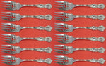 Marlborough by Reed and Barton Sterling Silver Salad Fork Set 12 pcs 6 1/8"
