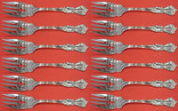 Marlborough by Reed and Barton Sterling Silver Salad Fork Set 12 pcs 6 1/8"