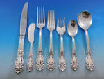 Tiger Lily Festivity by Reed & Barton Silverplate Flatware Set 12 Service 104 pc