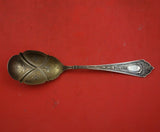 Cleopatra by Schulz and Fischer Sterling Silver Preserve Spoon Bright Cut 7"