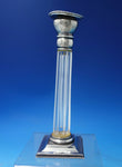 Cambridge by International Sterling Silver Crystal Candlestick 8" #C2807 (#6145)