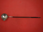 Thomas Shepherd English Georgian Sterling Silver Toddy Ladle Twisted Ebony Spout