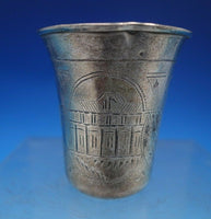 Russian Sterling Silver Cup for Vodka c. 1893 2 5/8" x 2 1/4" (#6541)