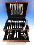 William & Mary by Lunt Sterling Silver Flatware Set for 8 Service 46 pcs Dinner