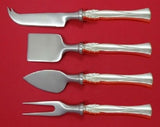Queen Christina aka Wings by Frigast Sterling Cheese Serving Set HHWS 4pc Custom