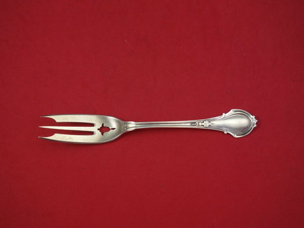Wood and Hughes Sterling Silver Pastry Fork 3-tine 6 1/4"