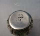 Repousse by Whiting Sterling Silver Pepper Shaker #14 2 1/4" x 1 1/4" (#5417)