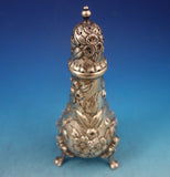 Repousse by Kirk Sterling Silver Salt and Pepper Shaker Set 2pc Footed (#8671)