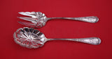 Hindostanee by Gorham Sterling Silver Salad Serving Set BC design in bowl 9 1/2"