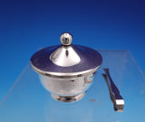 Web Silver Co Sterling Silver Saccharin Bowl and Tongs 1.26 ozt 1 3/4" (#9216)