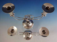 Blossom by Boardman Sterling Silver Candelabra Pair #1203 (#1001)