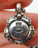 Georg Jensen 2002 Sterling Flower Pendant Jewelry (#J3329)