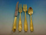 Marquise Vermeil By Tiffany Sterling Regular Size Place Setting(s) 4pc Gold