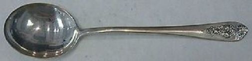 Pendant of Fruit by Lunt Sterling Silver Cream Soup Spoon 6 3/8"