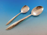 Silver Rhythm by International Sterling Silver Flatware Set Service 41 Pieces