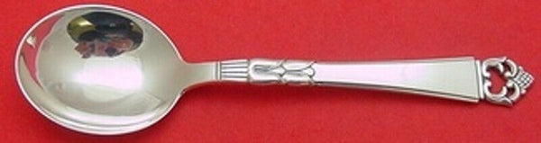 Danish Crown by Frigast Sterling Silver Cream Soup Spoon Large 7"