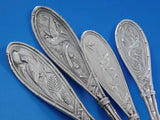 Japanese by Whiting Sterling Silver Flatware Set 8 Service 53 pc Aesthetic Birds