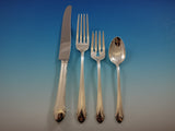 Romantique by Alvin Sterling Silver Flatware Set for 12 Service 90 pcs Dinner