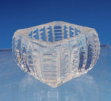Lady Hilton by Westmorland Crystal Salt Dip with Sterling Silver Spoon (#8822)