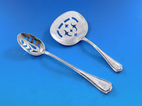 Hepplewhite Reed & Barton Sterling Silver Flatware Set Service 38 pcs F Monogram