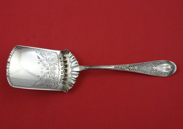Hindostanee by Gorham Sterling Silver Waffle Server Bright-Cut 8 3/4" Serving