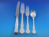 Kings by Carrs English Sterling Silver Flatware Set for 8 Service 43 pcs Dinner