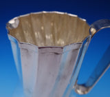 Fluted Modern by Calegaro Italy .800 Silver Milk Pitcher 6 1/8" Tall (#7520)