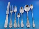 Audubon by Tiffany Sterling Silver Flatware Set for 10 Service 74 pieces
