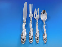 Decor by Gorham Sterling Silver Flatware Service for 12 Set Service 121 Pieces