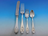 Lady Wynn by Mount Vernon Sterling Silver Flatware Set Dinner 140 pcs P Monogram