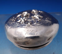 Unger Sterling Silver Dresser Jar Cover Pair (Covers Only) #7631 (#7473)