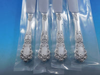 Buttercup by Gorham Sterling Silver Steak Knife Set 4pc HHWS Custom 8 3/8"