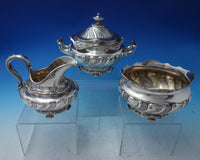 Richelieu by Tiffany and Co Sterling Silver Sugar Creamer Waste Set 3pc (#5346)