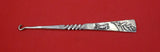 Unknown by Shiebler Sterling Button Hook applied seahorse crab Aesthetic 7 1/2"