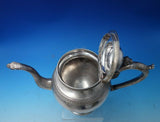 John McMullin Coin Silver Coffee Pot Acorn Finial Eagle Beak and Hearts (#5701)