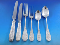 Audubon by Tiffany Sterling Silver Flatware Set for 8 Service 48 pcs Dinner