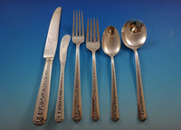 Rambler Rose by Towle Sterling Silver Flatware Set For 8 Service 52 Pieces