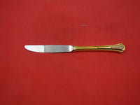 Adamas Vermeil Gold by Kirk Sterling Silver with Diamonds Dinner Knife 9 1/8"