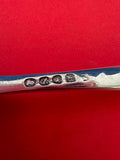 English Georgian Sterling Silver Marrow Scoop London 1808 unreadable marks  9"