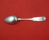 Russian Sterling Silver Serving Spoon Tablespoon 8 1/2" Heirloom Silverware