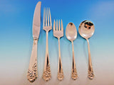 Ecstasy by Amston Sterling Silver Flatware Set for 6 Service 31 pcs Dinner Size