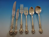 Amaryllis by Manchester Sterling Silver Flatware Service For 12 Set 74 Pieces